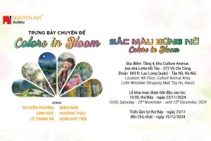 Nguyen Art Gallery giới thiệu Triển lãm Tranh Màu Nước Colors in Bloom Sắc Màu Bừng Nở