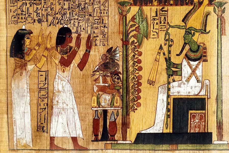Hãy cùng đắm chìm vào vẻ đẹp khắc hoạ hình ảnh Ai Cập cổ đại với bức tranh vẽ tuyệt đẹp này. Những chi tiết tinh xảo và màu sắc trang trọng sẽ đưa bạn trở lại thời cổ đại đầy thần bí.
