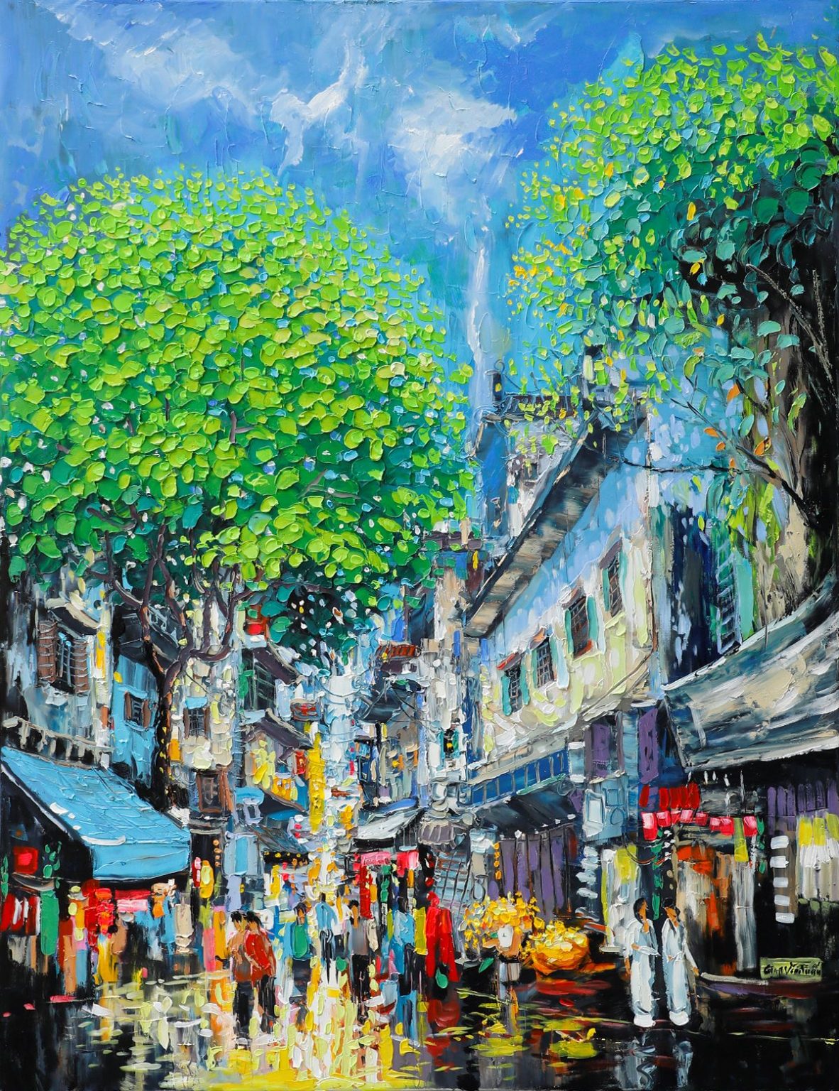 Tranh Sơn Dầu Nghệ Thuật Họa Sĩ Giáp Văn Tuấn Nguyen Art Gallery